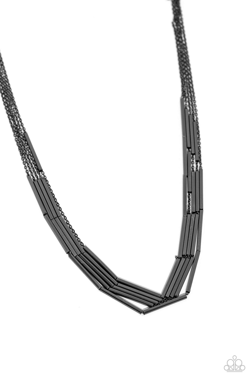 Dynamic Default - Black (Gunmetal) Necklace