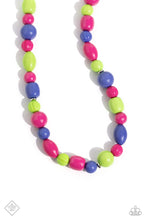 Load image into Gallery viewer, Perfectly Poppin&#39; - Pink Necklace (GM-1123)
