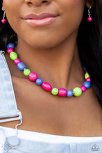 Load image into Gallery viewer, Perfectly Poppin&#39; - Pink Necklace (GM-1123)
