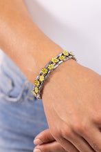 Load image into Gallery viewer, Scattered Springtime - Yellow Bracelet
