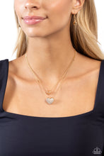 Load image into Gallery viewer, Mismatched Model - Gold (Heart) Necklace
