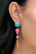 Load image into Gallery viewer, Saharan Sabbatical - Blue Post Earring (SSF-0224)
