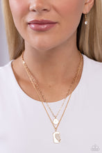 Load image into Gallery viewer, Half of My Heart - Gold (Heart) Necklace
