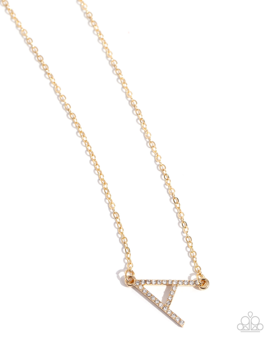INITIALLY Yours - A - Gold Necklace