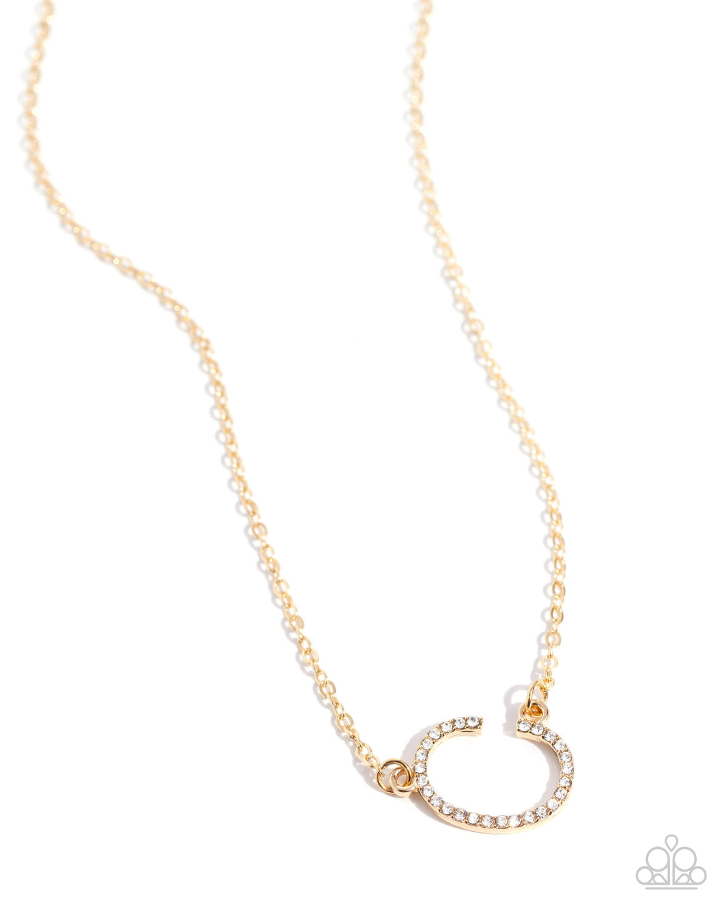 INITIALLY Yours - C - Gold Necklace