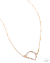 Load image into Gallery viewer, INITIALLY Yours - D - Gold Necklace

