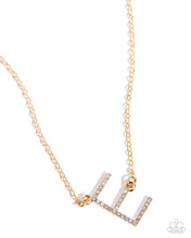 Load image into Gallery viewer, INITIALLY Yours - E - Gold Necklace
