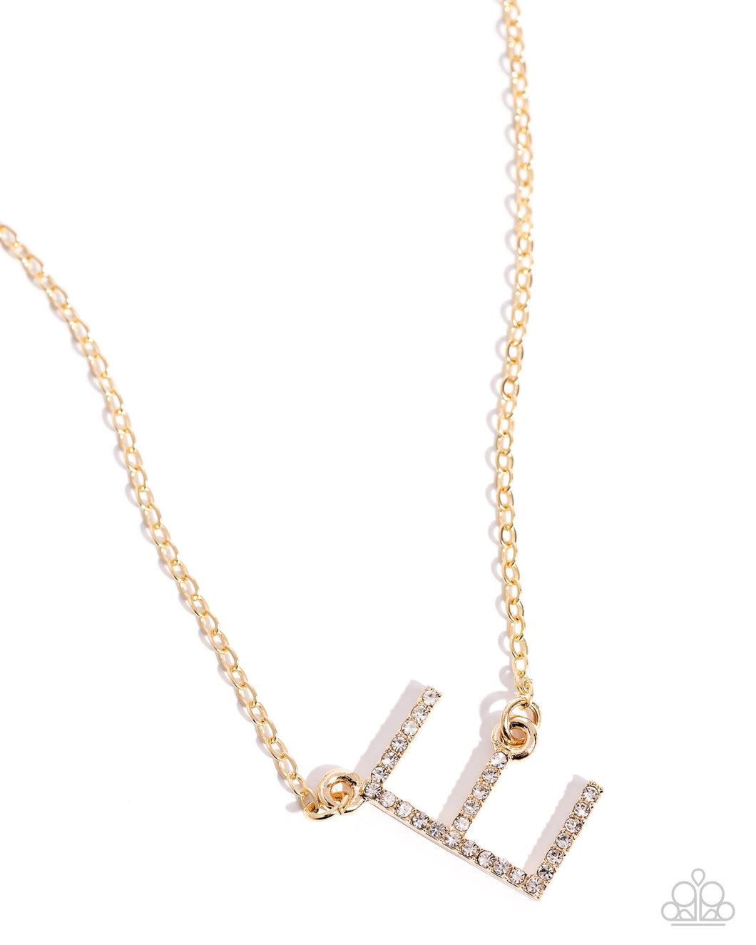 INITIALLY Yours - E - Gold Necklace