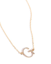 Load image into Gallery viewer, INITIALLY Yours - G - Gold Necklace
