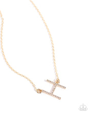 Load image into Gallery viewer, INITIALLY Yours - H - Gold Necklace
