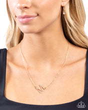 Load image into Gallery viewer, INITIALLY Yours - M - Gold Necklace
