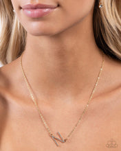 Load image into Gallery viewer, INITIALLY Yours - N - Gold Necklace
