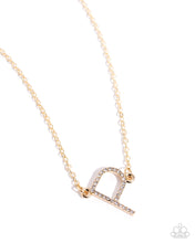 Load image into Gallery viewer, INITIALLY Yours - P - Gold Necklace
