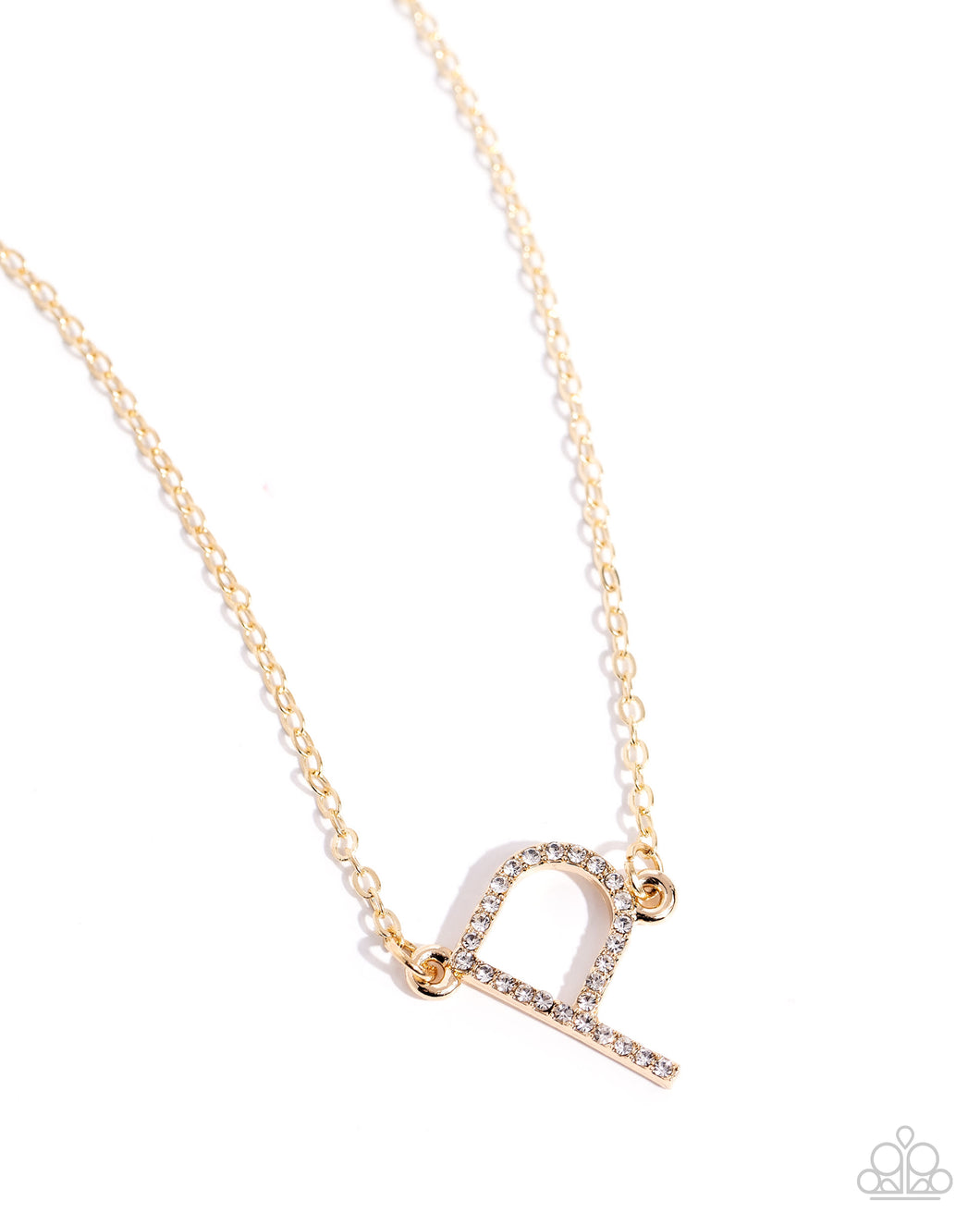 INITIALLY Yours - P - Gold Necklace