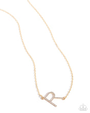 Load image into Gallery viewer, INITIALLY Yours - R - Gold Necklace
