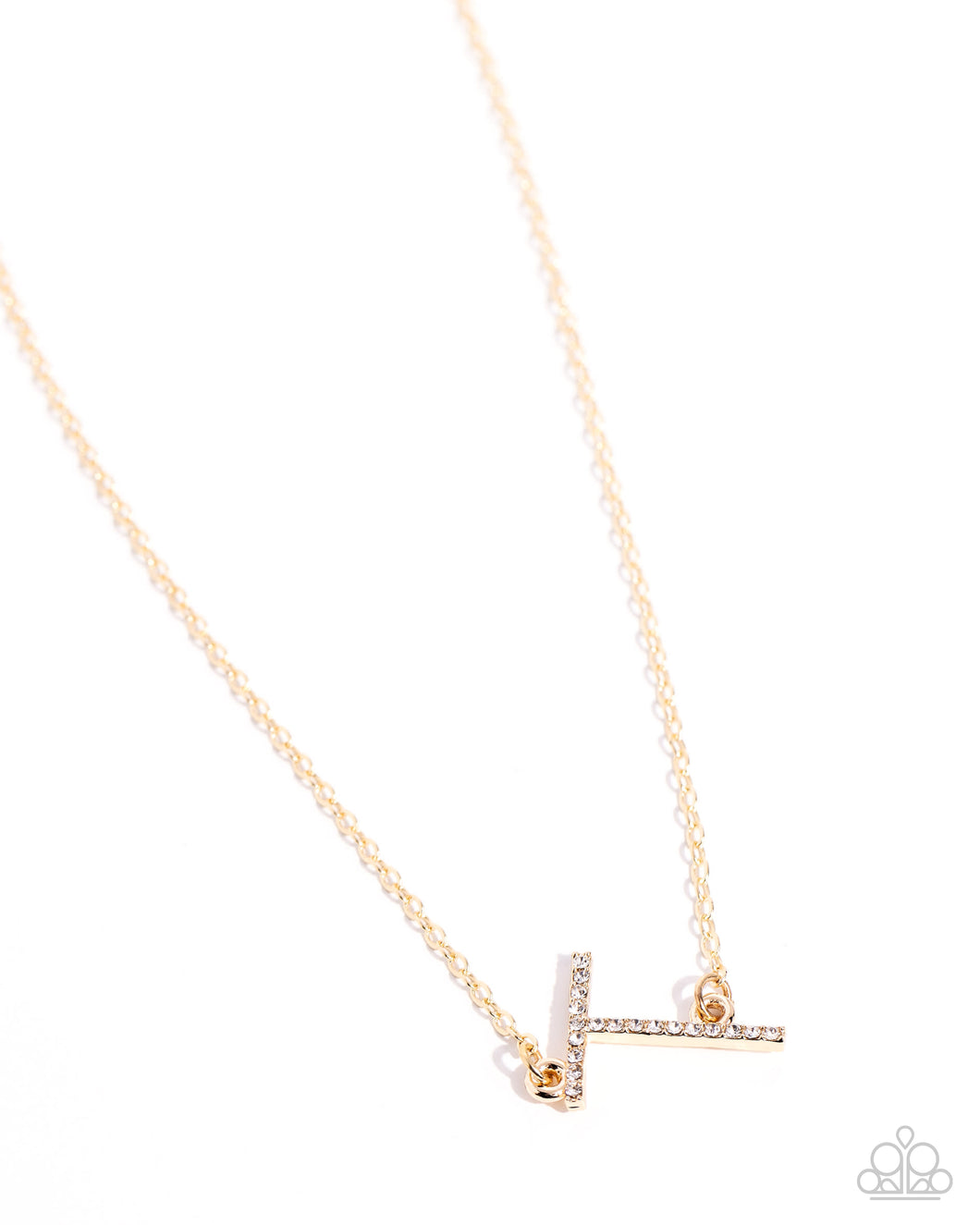 INITIALLY Yours - T - Gold Necklace