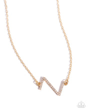 Load image into Gallery viewer, INITIALLY Yours - Z - Gold Necklace
