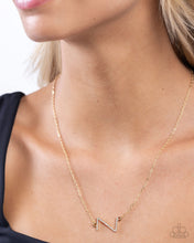 Load image into Gallery viewer, INITIALLY Yours - Z - Gold Necklace
