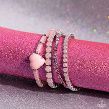 Load image into Gallery viewer, True Loves Theme - Pink (Heart) Bracelet (LOP-0224)
