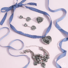 Load image into Gallery viewer, Rustic Ranking - Blue (Heart) Necklace (GM-0824)
