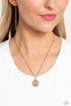 Load image into Gallery viewer, Emblematic Elegance - Gold - A Initial Necklace
