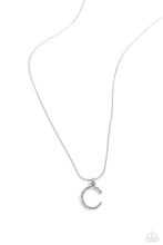 Load image into Gallery viewer, Letter of the Law - White - C Necklace
