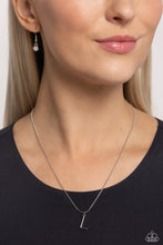 Load image into Gallery viewer, Letter of the Law - White - L Necklace
