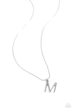 Load image into Gallery viewer, Letter of the Law - White - M Necklace
