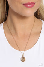 Load image into Gallery viewer, Emblematic Elegance - Gold - Y Initial Necklace
