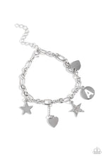 Load image into Gallery viewer, Legacy Letters - White - A Initial Bracelet
