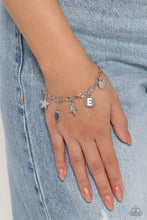 Load image into Gallery viewer, Legacy Letters - White - E Initial Bracelet
