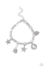 Load image into Gallery viewer, Legacy Letters - White - K Initial Bracelet
