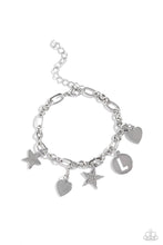 Load image into Gallery viewer, Legacy Letters - White - L Initial Bracelet
