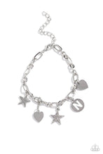 Load image into Gallery viewer, Legacy Letters - White - N Initial Bracelet
