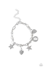 Load image into Gallery viewer, Legacy Letters - White - R Initial Bracelet
