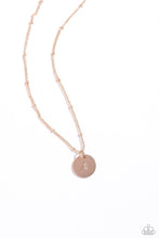 Load image into Gallery viewer, Initial Elegance - Rose Gold - A Necklace
