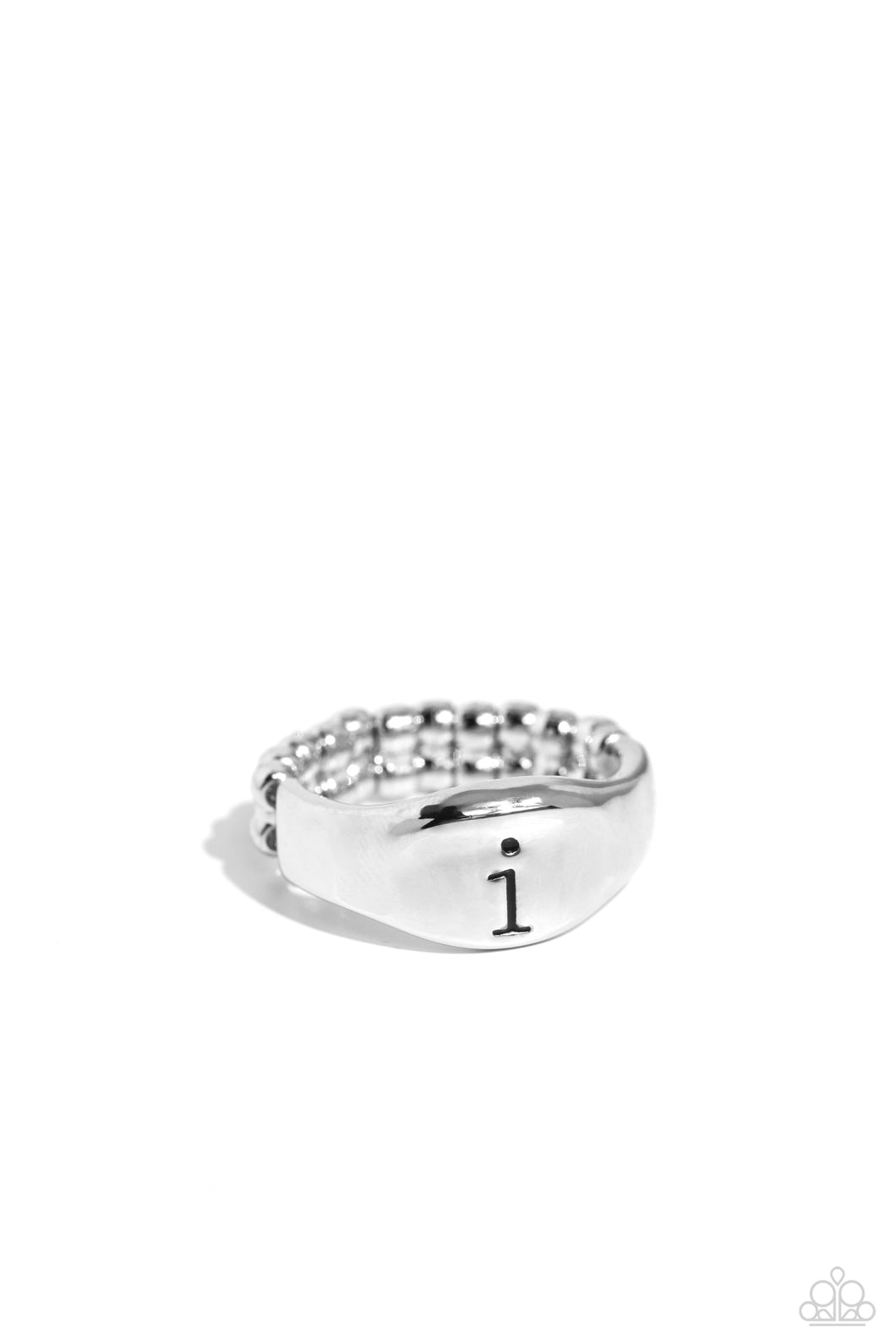 Monogram Memento - Silver - I Initial Ring