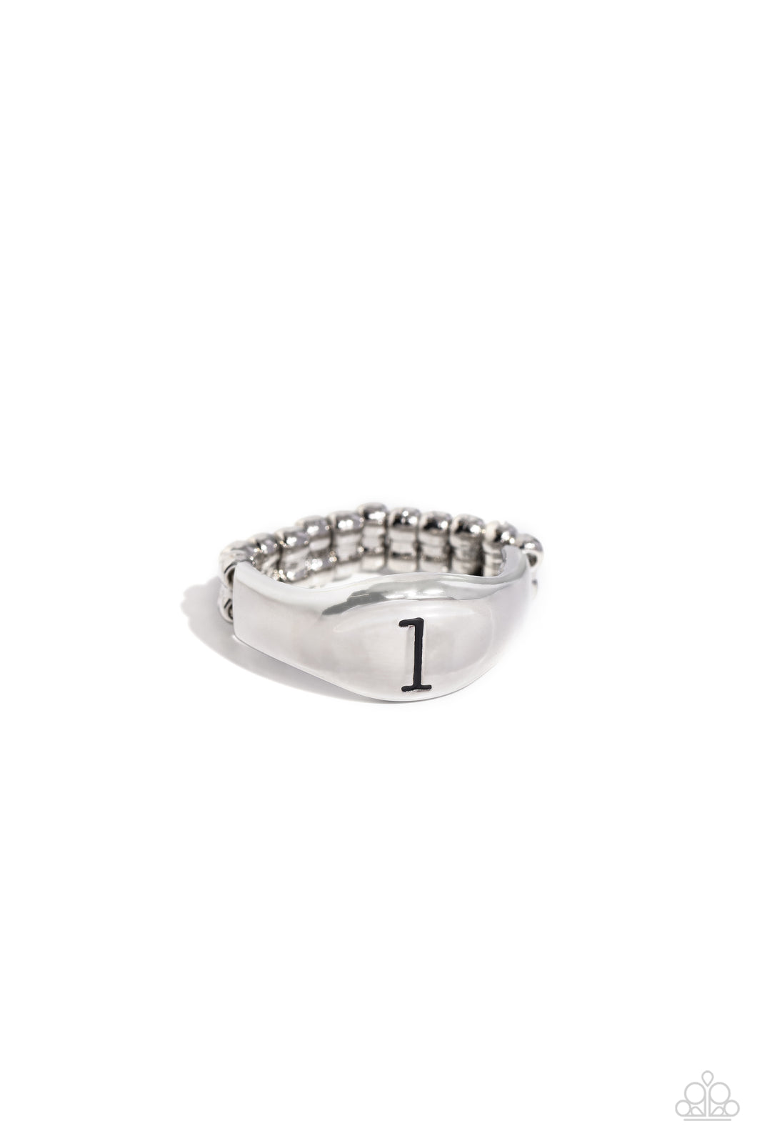 Monogram Memento - Silver - L Initial Ring