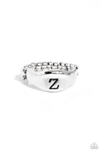 Load image into Gallery viewer, Monogram Memento - Silver - Z Initial Ring
