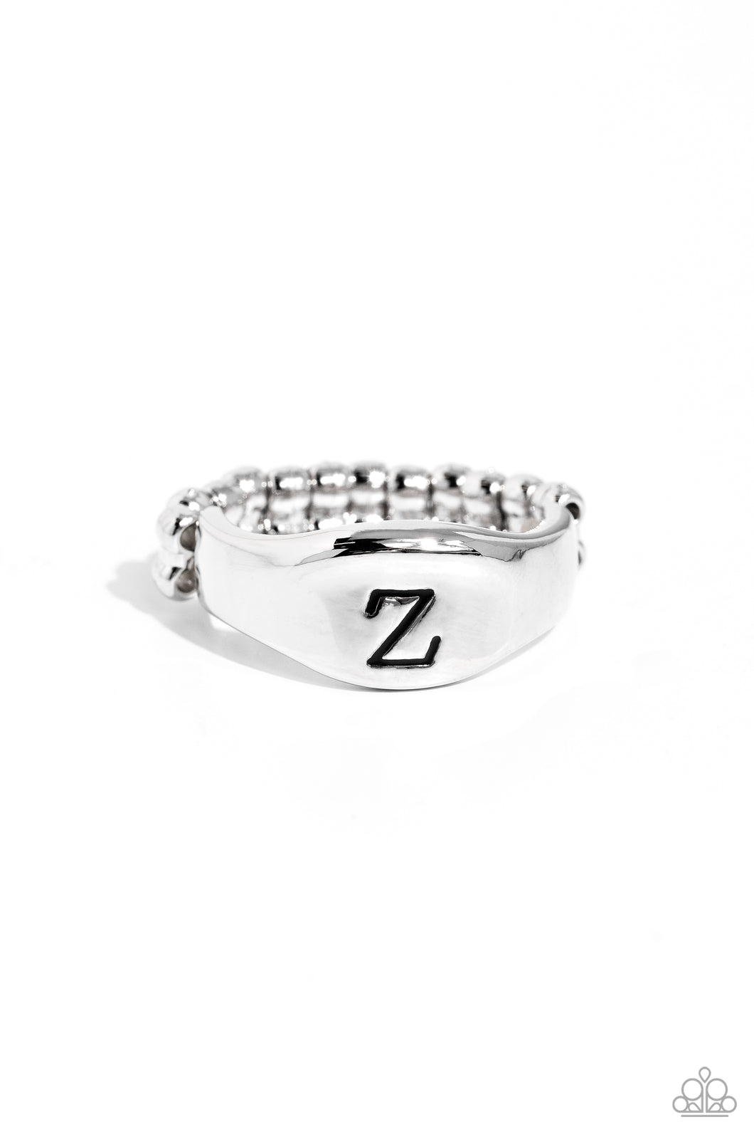Monogram Memento - Silver - Z Initial Ring