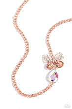 Load image into Gallery viewer, Fluttering Finesse - Rose Gold (Butterfly) Necklace
