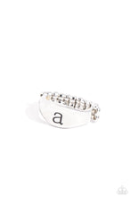 Load image into Gallery viewer, Monogram Memento - A - Silver Initial Ring
