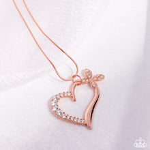 Load image into Gallery viewer, Half-Hearted Haven - Copper (Heart) Necklace
