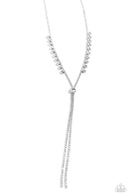 Load image into Gallery viewer, Synchronized SHIMMER - White (Rhinestone) Necklace
