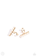 Load image into Gallery viewer, CUFF Love - Gold (White Pearl) Cuff Earring
