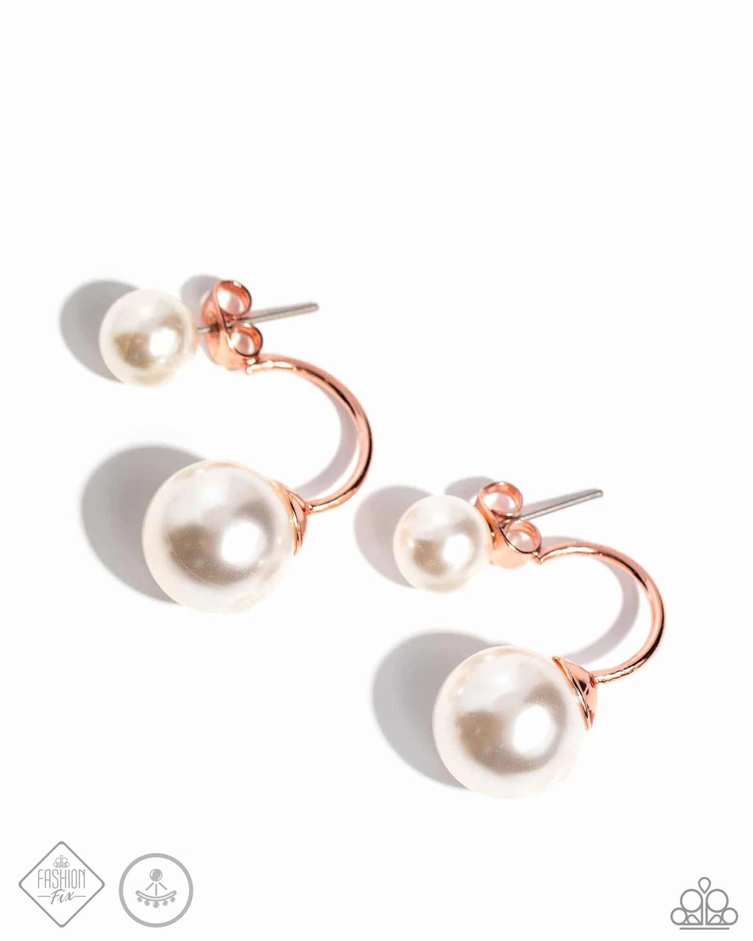 Daydreamy Dawn - Copper (Shiny) Double-Sided Post Earring (GM-0524)