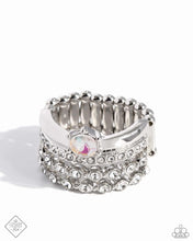 Load image into Gallery viewer, Her Royal Highness... - White (rhinestone/Iridescent) Ring (FFA-0424)
