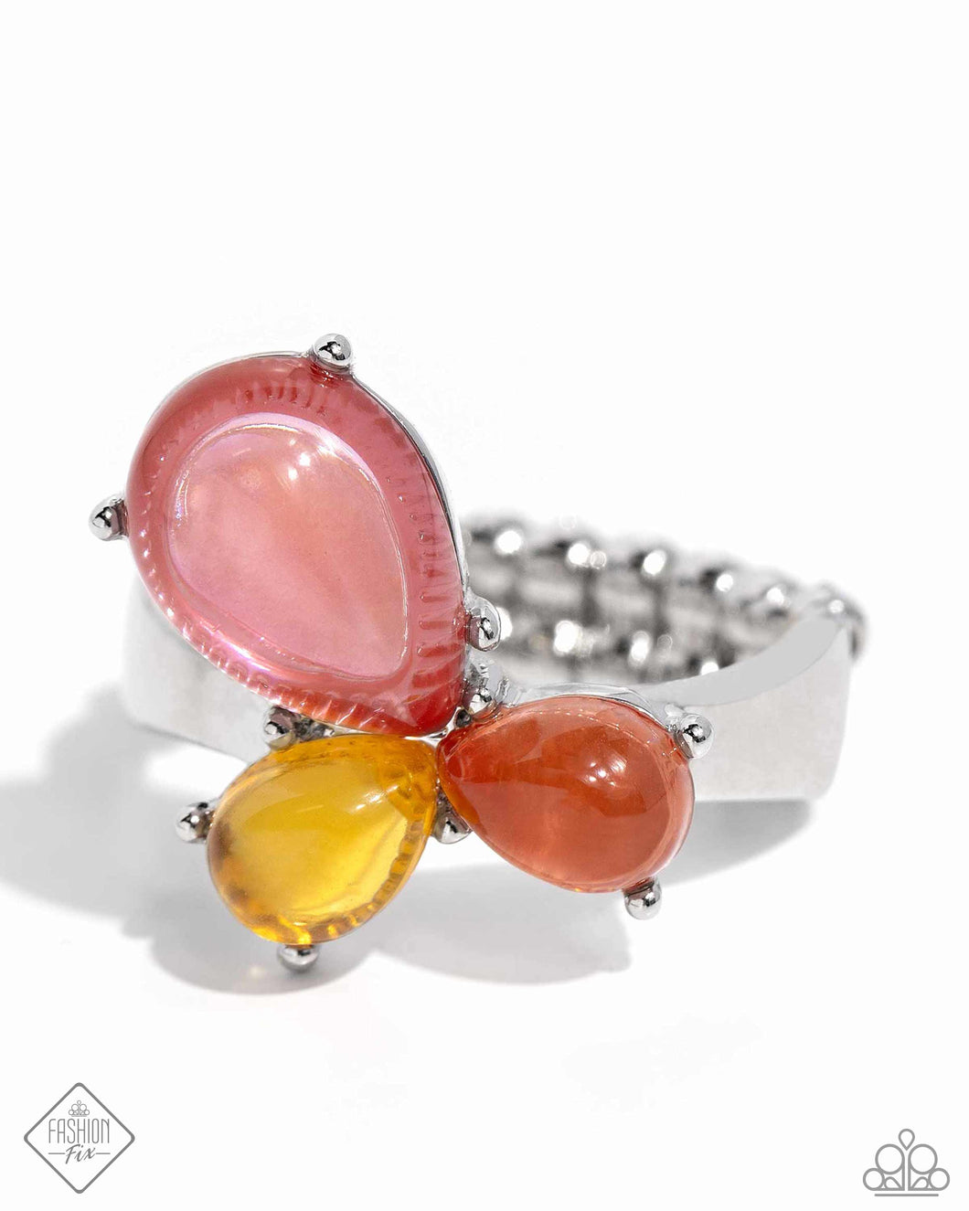 Reflective Ranking - Pink (Multi) Ring (GM-0424)