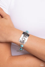 Load image into Gallery viewer, Lovely Stones - Blue (Turquoise) LOVE Bracelet
