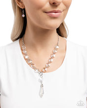 Load image into Gallery viewer, Celestial Class - White (UV Shimmer) Necklace
